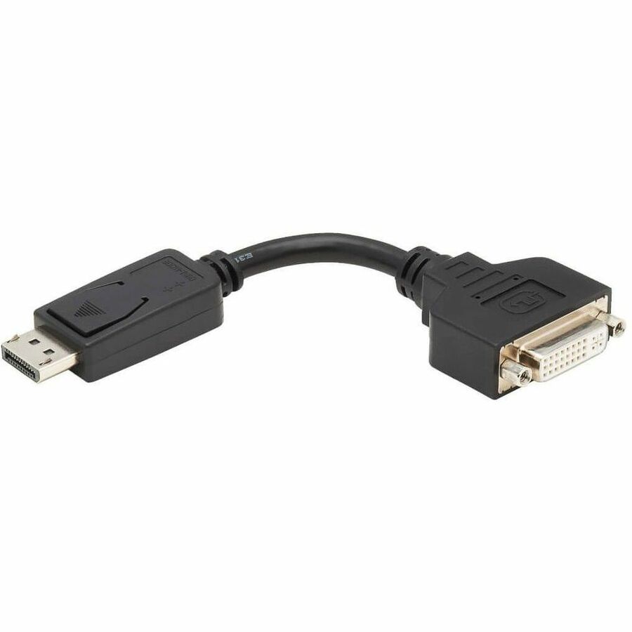 Tripp Lite series DisplayPort to DVI Cable Adapter - 6" A/V Cable - First End: 1 x 20-pin DisplayPort Digital Audio/Video - Male - Second End: 1 x 29-pin DVI-I Digital Video - Female - Black - 1 Each - TAA Compliant