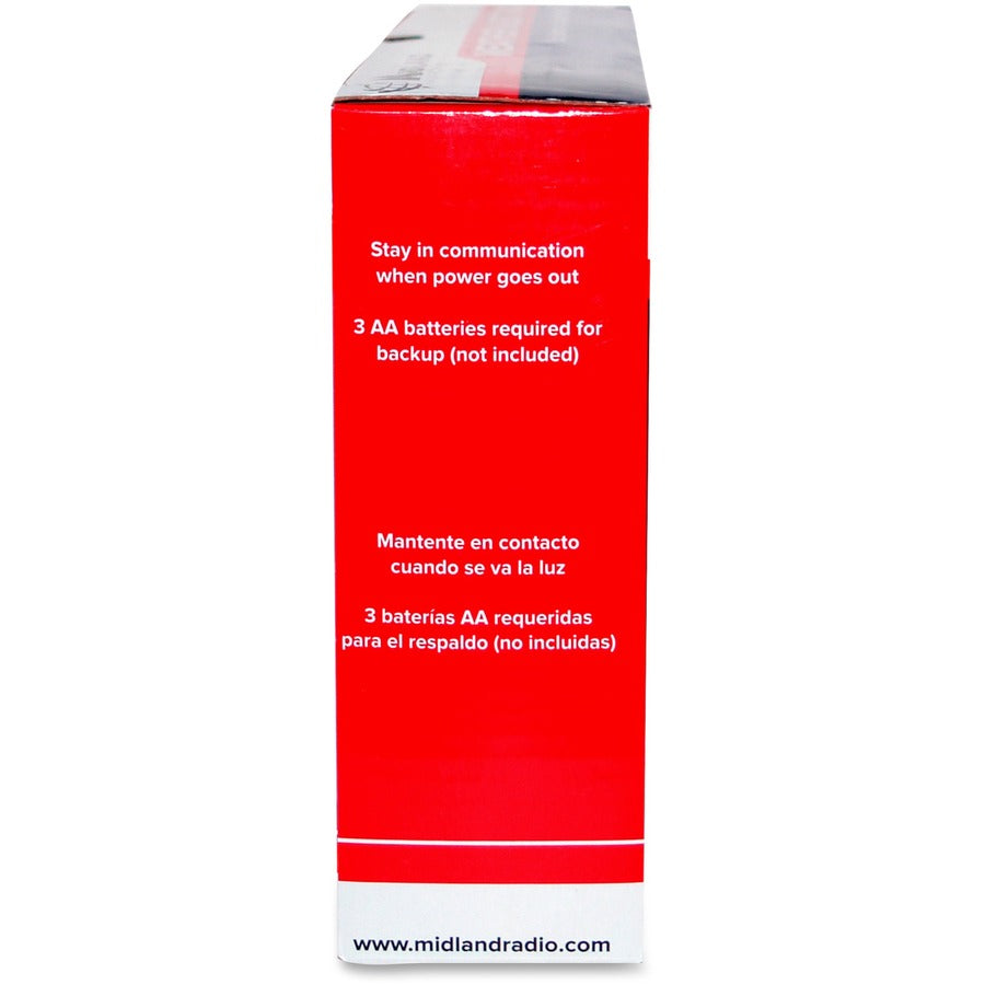 Midland WR120B Weather Alert - with Weather Disaster, NOAA All Hazard, Biological Hazard, Civil Emergency Message, Fire, Child Abduction Emergency (Amber Alert), Landslide - Specific Area Message Encoding (SAME)7 Weather - Desktop