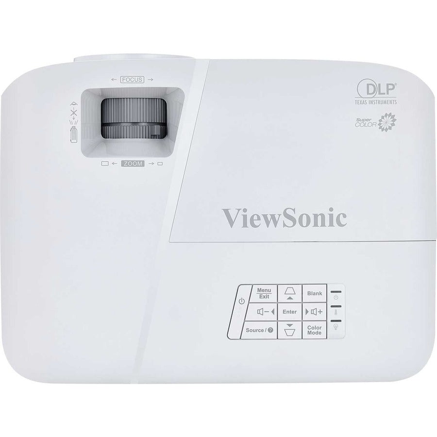 ViewSonic PA503S 3D Ready DLP Projector - 4:3 - Portable - 800 x 600 - Front, Ceiling - 576p - 4500 Hour Normal Mode - 15000 Hour Economy Mode - SVGA - 22,000:1 - 4000 lm - HDMI - USB - 3 Year Warranty