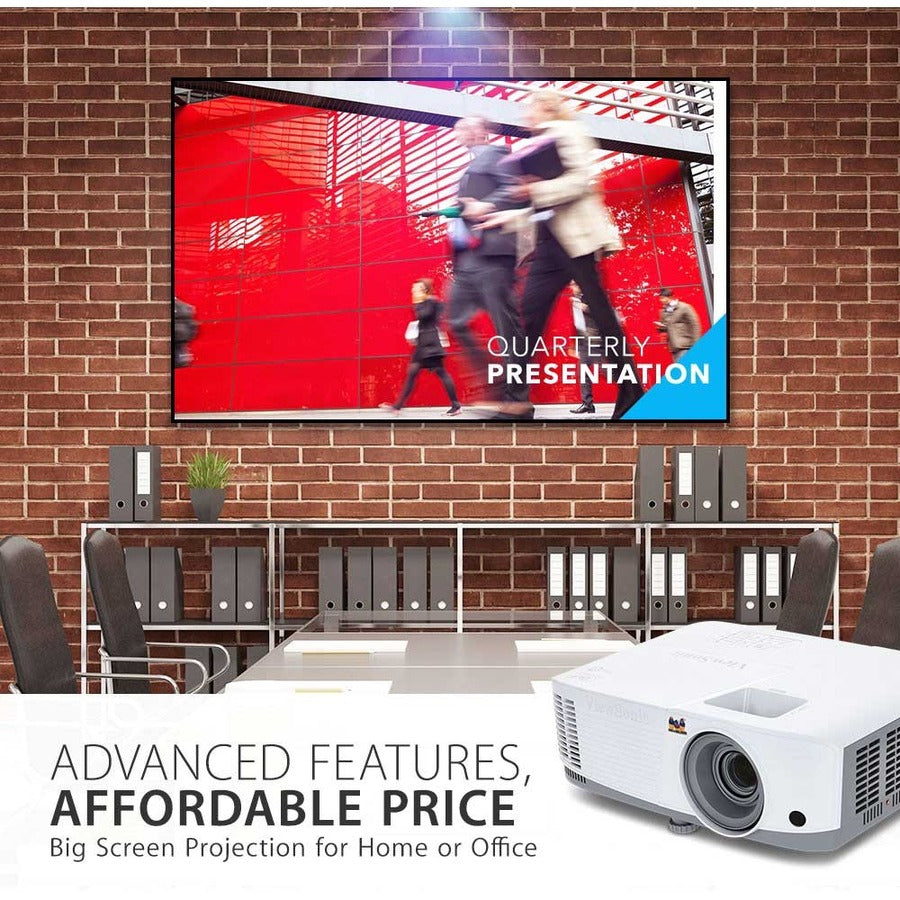ViewSonic PA503X 3D Ready DLP Projector - 4:3 - Portable - 1024 x 768 - Front, Ceiling - 720p - 5000 Hour Normal Mode - 15000 Hour Economy Mode - XGA - 22,000:1 - 4000 lm - HDMI - USB - 3 Year Warranty