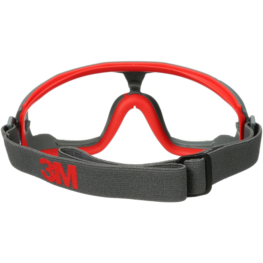 3M GoggleGear 500 Series Scotchgard Anti-Fog Goggles - Recommended for: Eye - Splash, Ultraviolet, Ultraviolet Protection - Clear Lens - Gray Frame - 1 Each