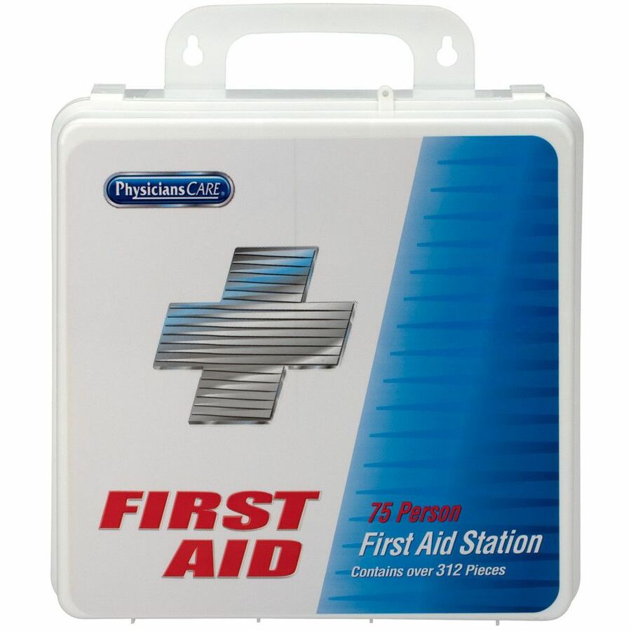 First Aid Only 75 Person Office First Aid Kit - 312 x Piece(s) For 75 x Individual(s) - 9.8" Height x 3" Width x 10.8" Length - Plastic Case - 1 Each