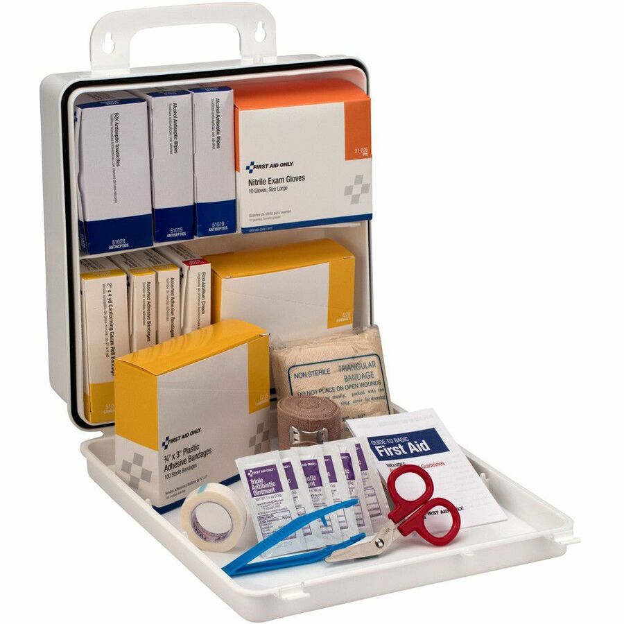 First Aid Only 75 Person Office First Aid Kit - 312 x Piece(s) For 75 x Individual(s) - 9.8" Height x 3" Width x 10.8" Length - Plastic Case - 1 Each