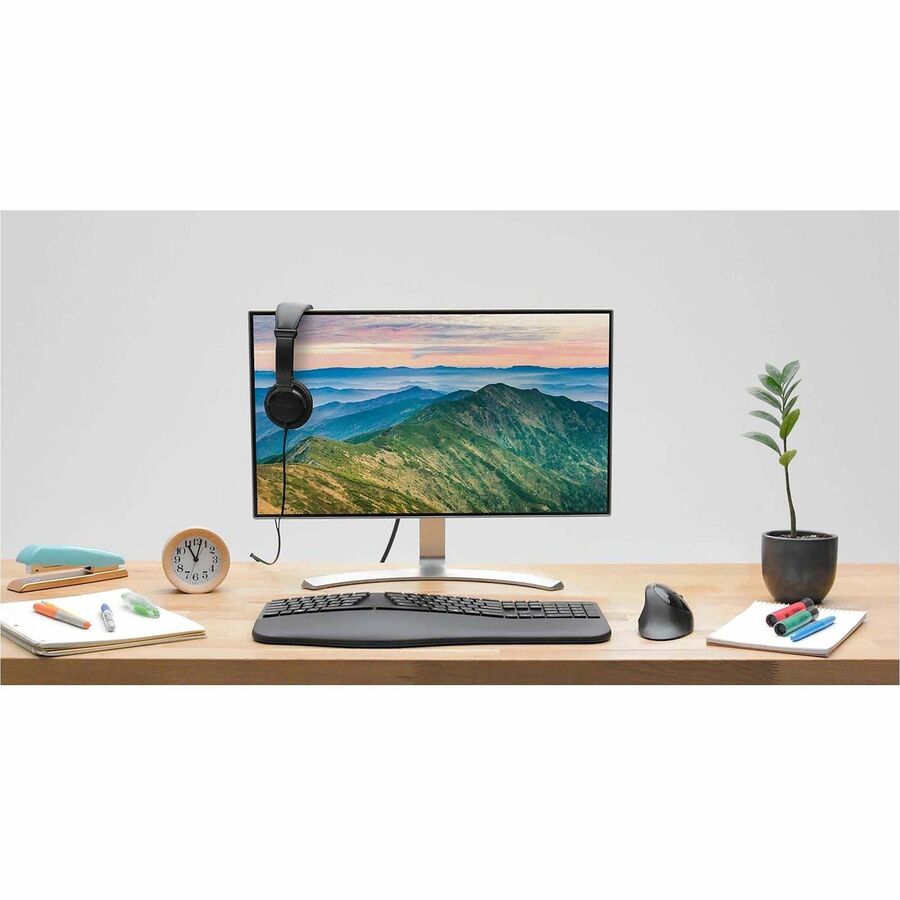 Kensington USB Hi-Fi Headphones - Stereo - USB Type A - Wired - Over-the-head - Binaural - Circumaural - 6 ft Cable - Black - 1 Each