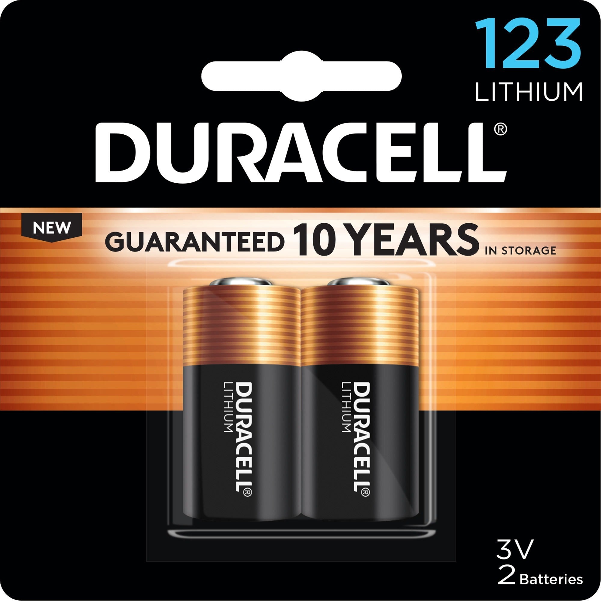 Duracell Lithium Photo Battery 2-Packs - For Camera, Photo Equipment - 3 V DC - 2/Pack - 36 / Carton