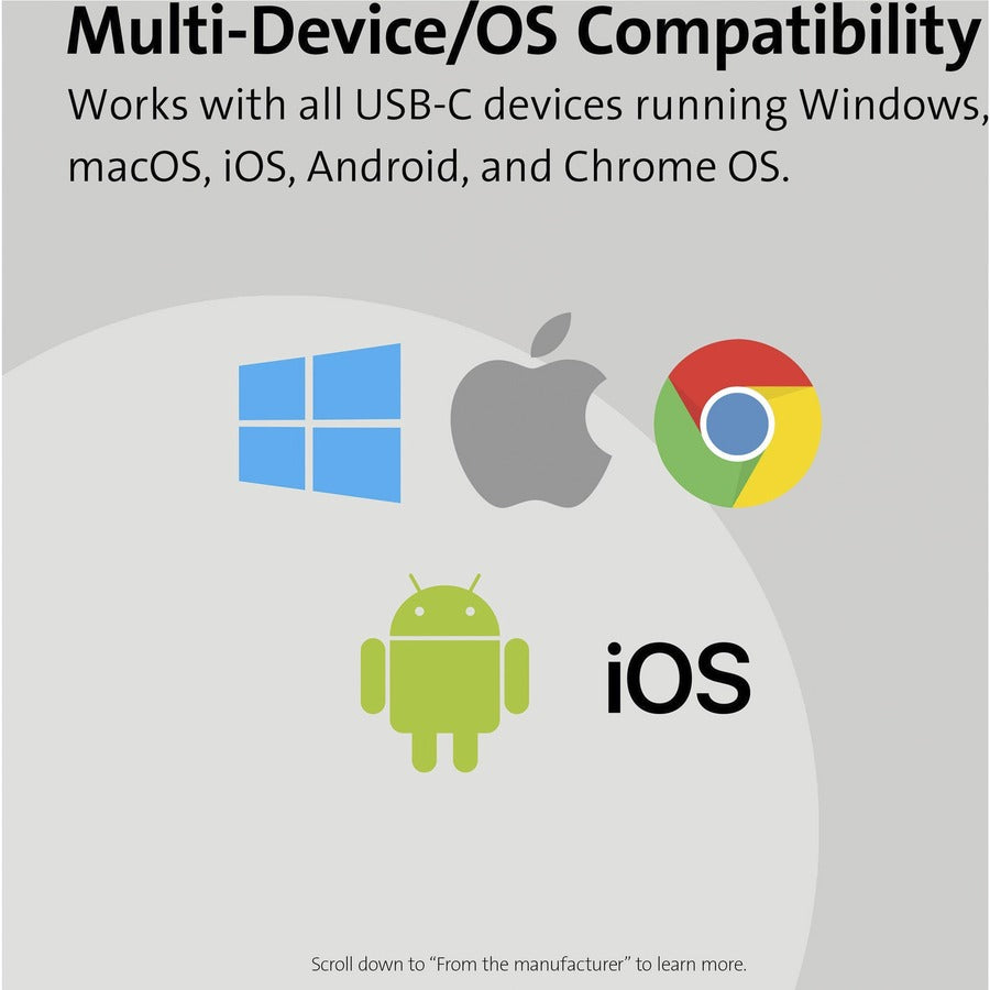 Kensington USB-C Hi-Fi Headphones - Stereo - USB Type C - Wired - Over-the-head - Binaural - Ear-cup - 6 ft Cable - Black - 1 Each