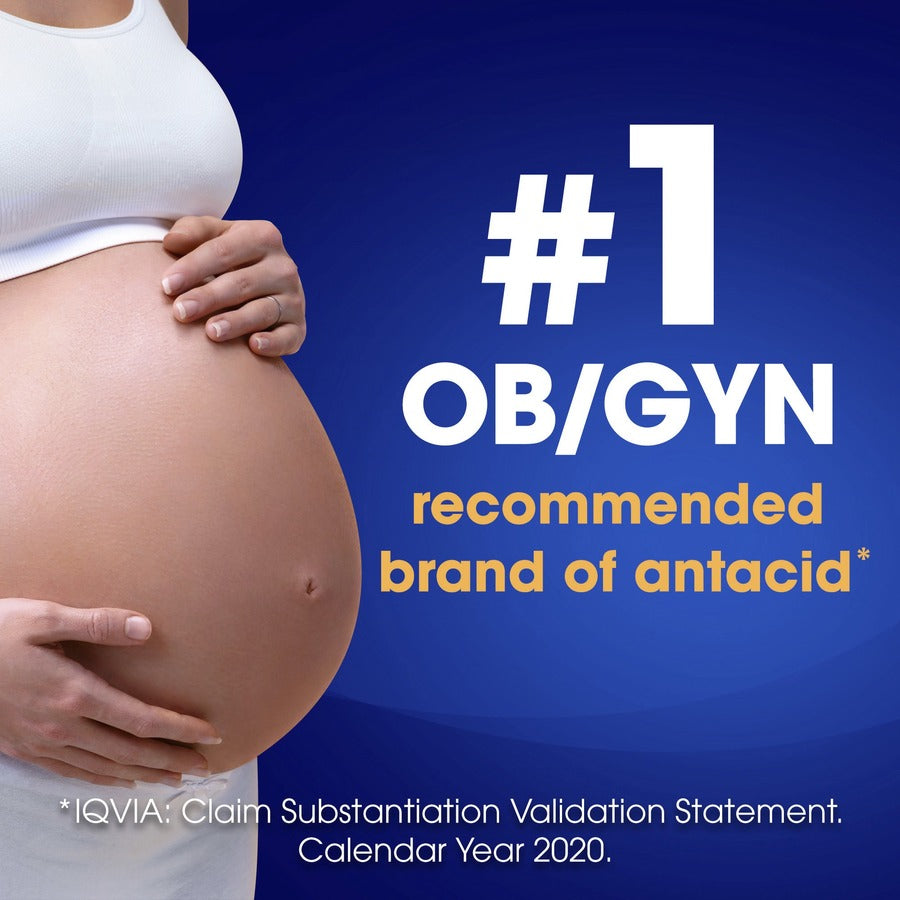 TUMS Smoothies Extra Strength Antacid Chewable Tablet - For Acid Indigestion, Heartburn, Sour Stomach, Upset Stomach - Assorted Fruit - 60/Bottle - 1 Each