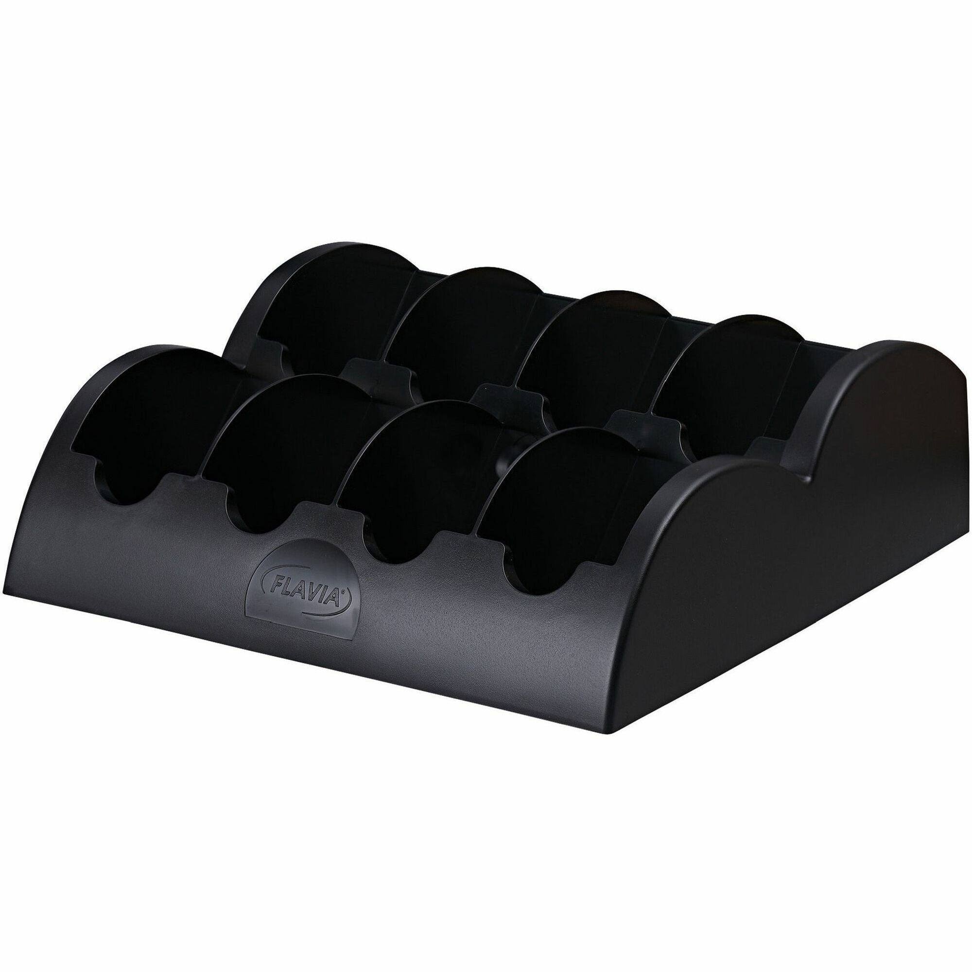 Flavia Freshpacks Small Merchandiser - 80 x Drink - Drawer Size : 10" - 4.40" Height x 13.60" Width x 13" Depth - Sturdy, Compact, Recyclable - Black - Plastic - 1 Each