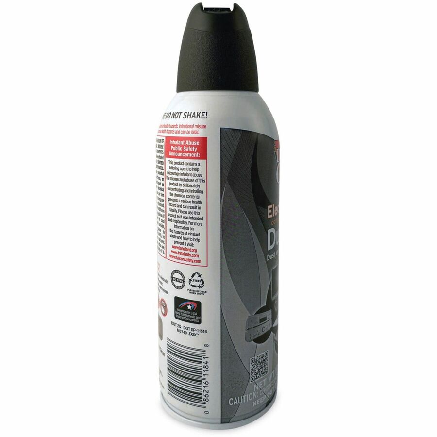 Dust-Off Compressed Gas Duster - For Multipurpose - Ozone-safe, Moisture-free, Disposable - 1 Each