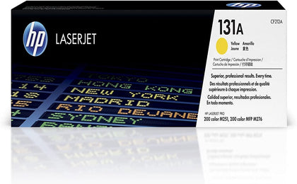 HP 131A (CF212A) Original Laser Toner Cartridge, 1800 Pages, Yellow, 1 Each, Single Pack
