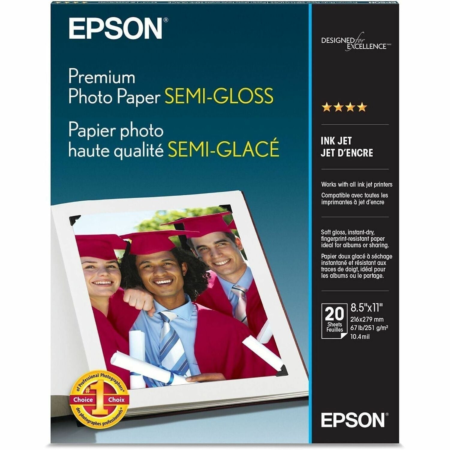 Epson Premium Semi-Gloss Photo Paper - 1500