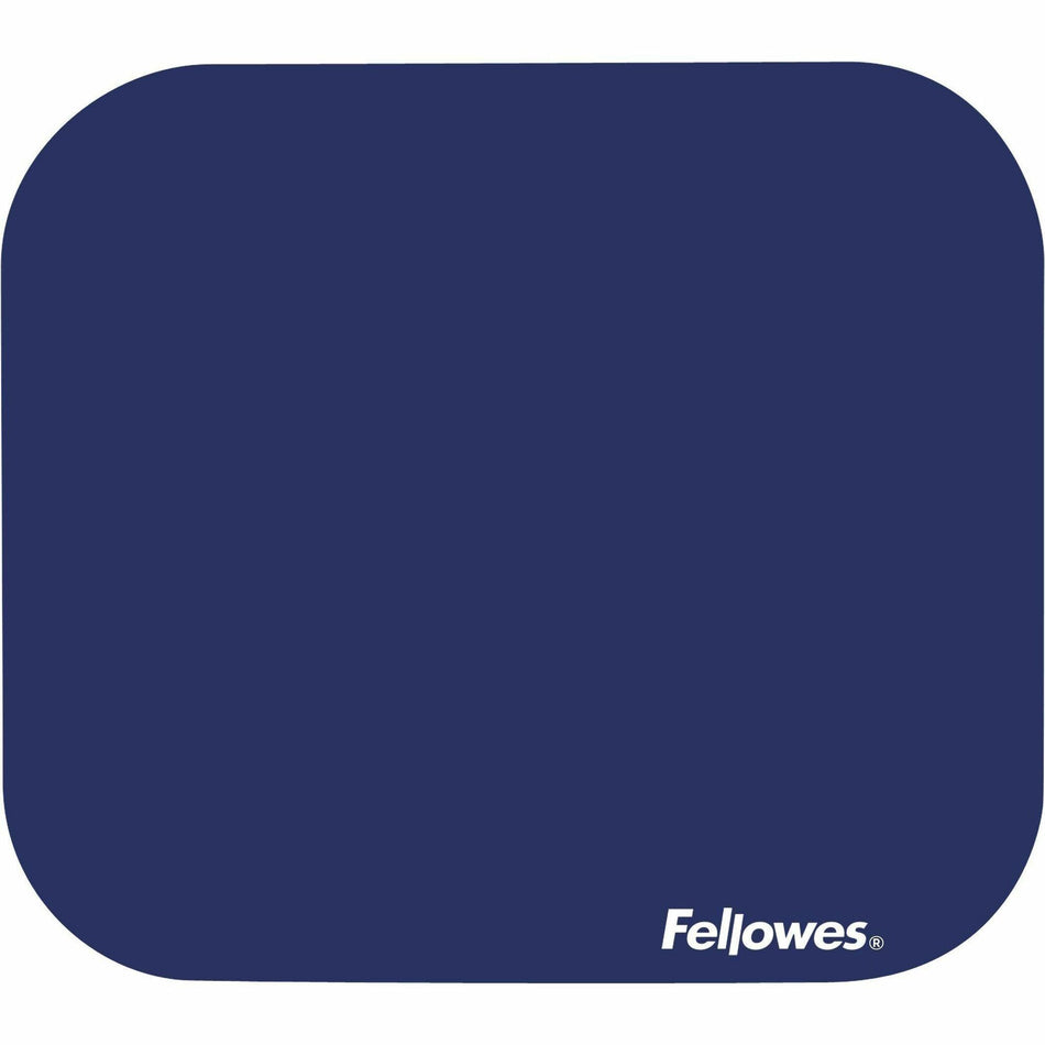 Fellowes Mouse Pad - 0.13" Height x 9" Width x 8" Depth - Blue - Rubber - Scratch Resistant - 1 Each
