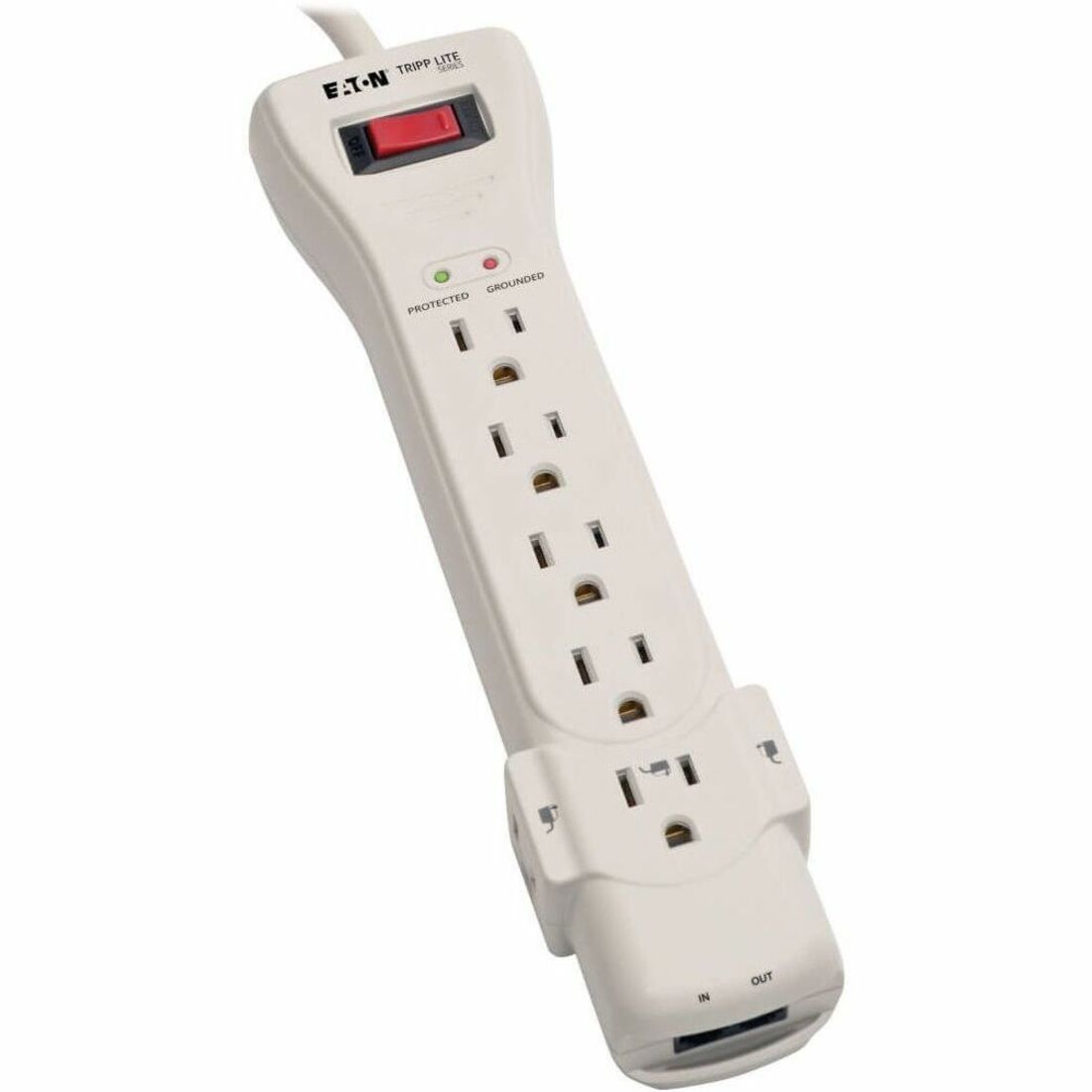 Tripp Lite series Protect It! 7-Outlets Surge Suppressor - 7 x NEMA 5-15R - 1800 VA - 2520 J - 120 V AC Input - 120 V AC Output - 15 ft