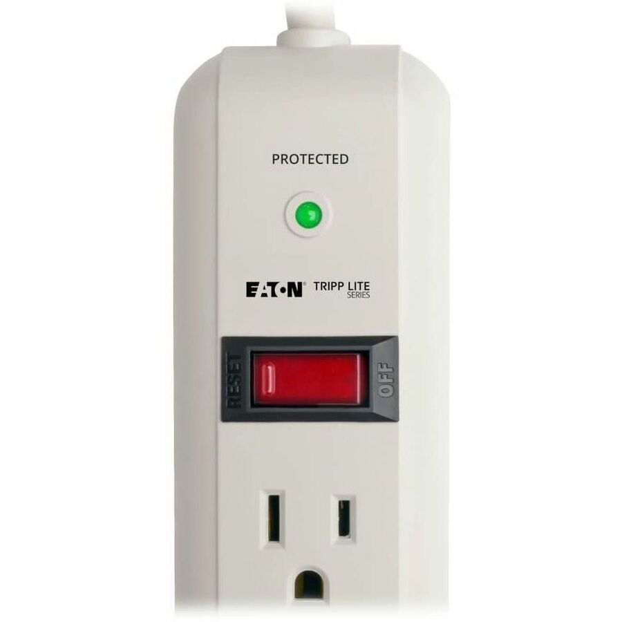 Tripp Lite series Protect It! 7-Outlet Surge Protector - Silver - NEMA 5-15P - 7 x NEMA 5-15R - 1800 VA - 1080 J - 120 V AC Input - 120 V AC Output - 12 ft