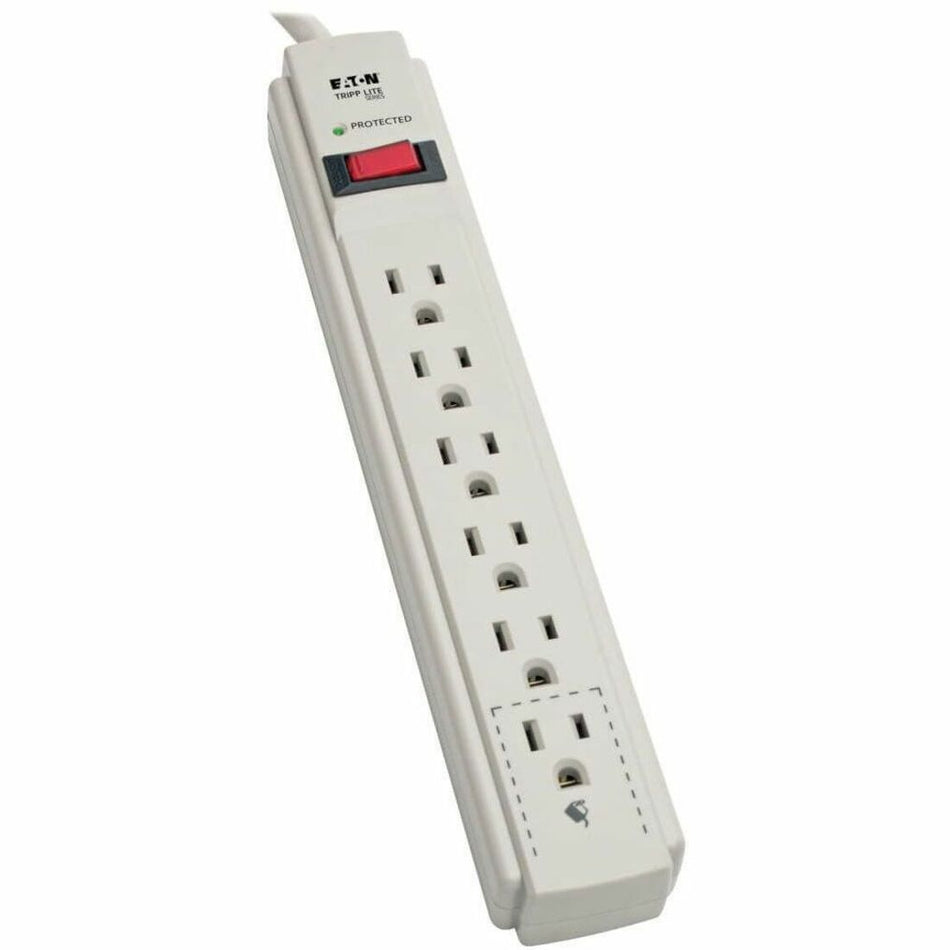 Tripp Lite series 6-Outlet Economy Surge Protectors - 6 x NEMA 5-15R - 1800 VA - 790 J - 120 V AC Input - 120 V AC Output - 4 ft