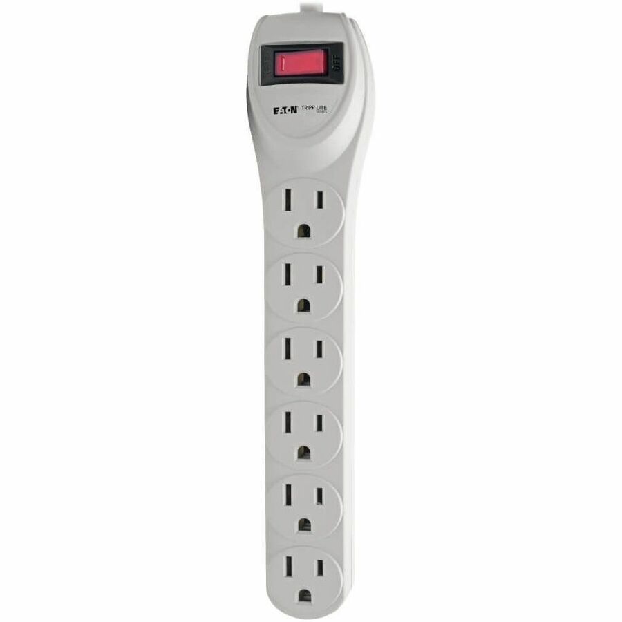 Tripp Lite series 6-Outlet Economy Surge Protectors - 6 x NEMA 5-15R - 1800 VA - 180 J - 120 V AC Input - 120 V AC Output - 2 ft