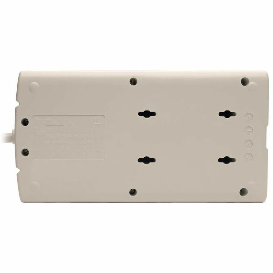 Tripp Lite 8-Outlet Surge Protector - 1440 Joules - Gray - 8 ft Cord