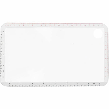 Sparco Handheld Magnifier - Magnifying Area 5" Width x 8.88" Length - Overall Size 9.8" Height x 5.8" Width - Acrylic Lens