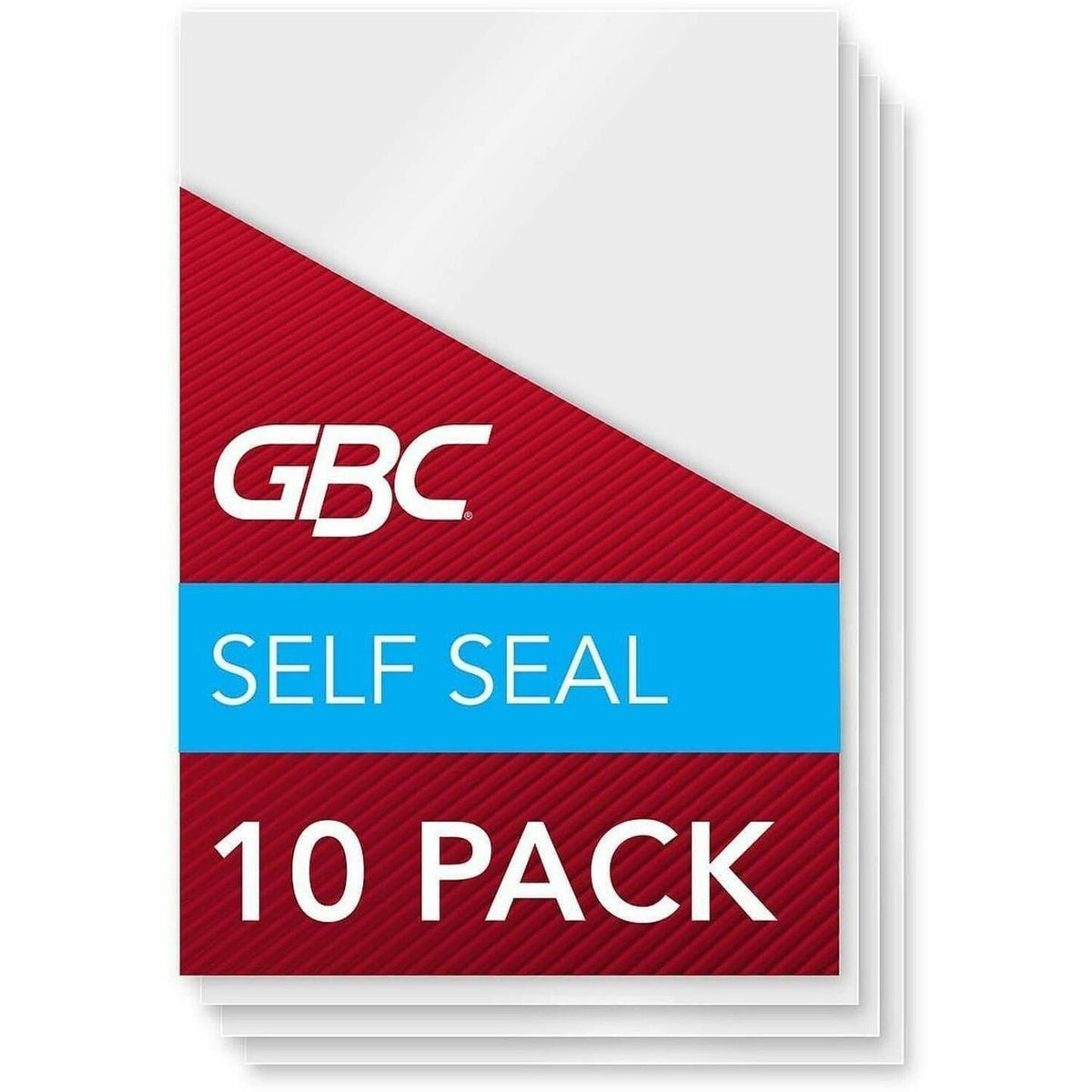 GBC Self Sealing Laminating Pouches - Sheet Size Supported: Wallet-size - Laminating Pouch/Sheet Size: 2.38" Width x 3.88" Length x 8 mil Thickness - Glossy - for Document, Photo - Self-adhesive, Easy Peel, Durable - Clear - 10 / Pack