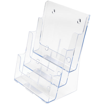 Deflecto Multi-Compartment DocuHolder: 3-Tier Desktop Organizer - Literature Holders/Sorters