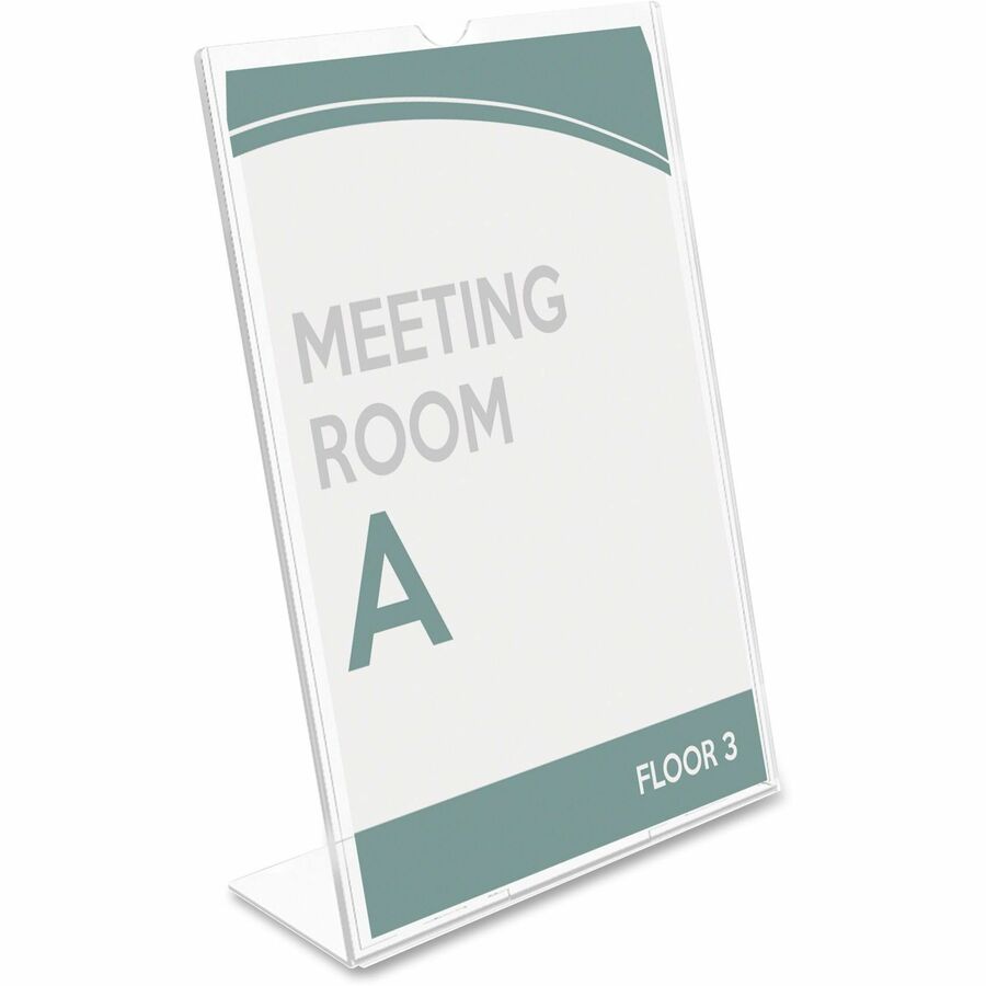 Deflecto Superior Image Slanted Sign Holders - Right