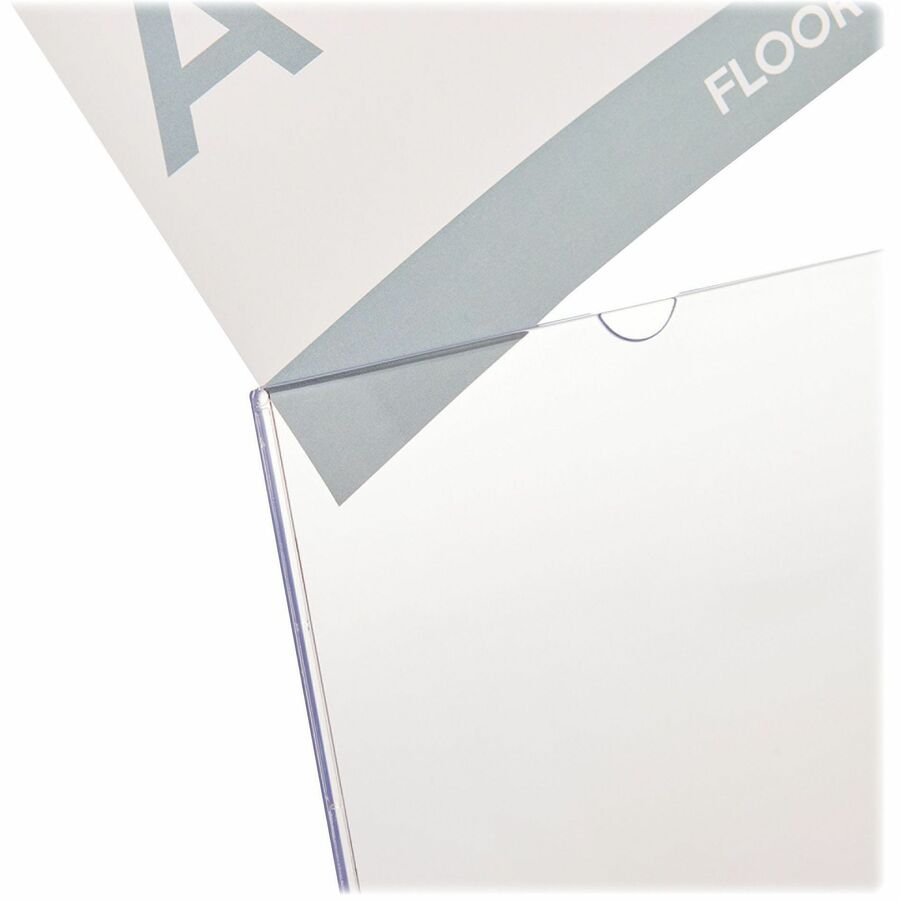 Deflecto Superior Image Slanted Sign Holders - Top