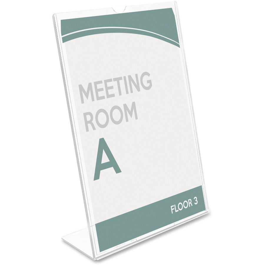Deflecto Superior Image Slanted Sign Holders - Right