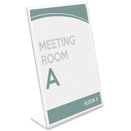 Deflecto Superior Image Slanted Sign Holders - Right