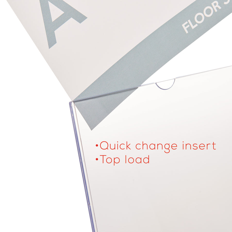 Deflecto Superior Image Slanted Sign Holders - Alternate-Image2