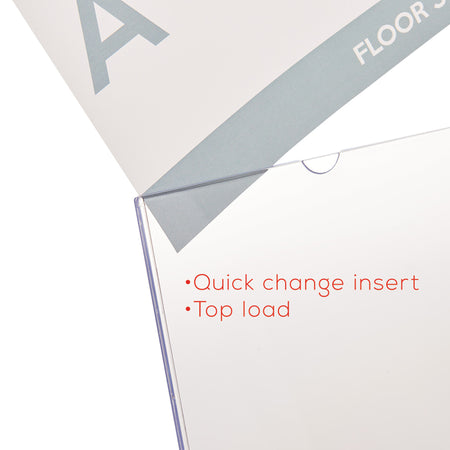 Deflecto Superior Image Slanted Sign Holders - Alternate-Image2