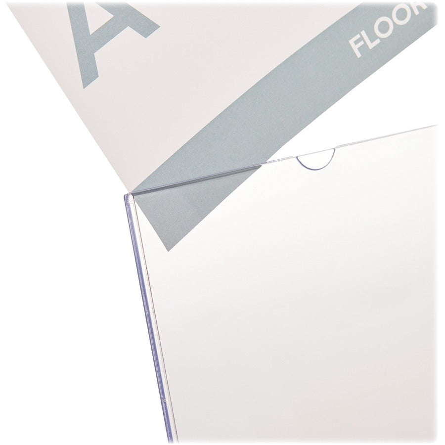 Deflecto Superior Image Slanted Sign Holders - Top