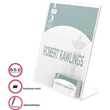 Deflecto Superior Image Slanted Sign Holders - Alternate-Image1