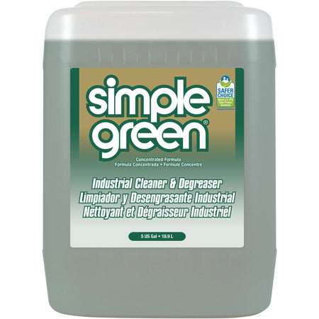 Simple Green Industrial Cleaner/Degreaser - For Food Service Area, Carpet, Floor, Machinery, Equipment, Vehicle - Concentrate - Liquid - 640 fl oz (20 quart) - Original Scent - Non-abrasive, Non-flammable - Green - 1 Each