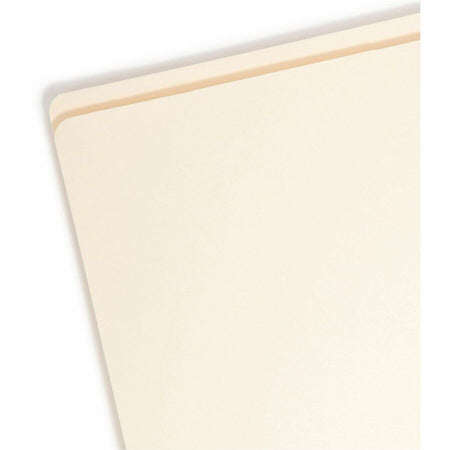 Smead Straight Tab Cut Letter Recycled Top Tab File Folder - Left