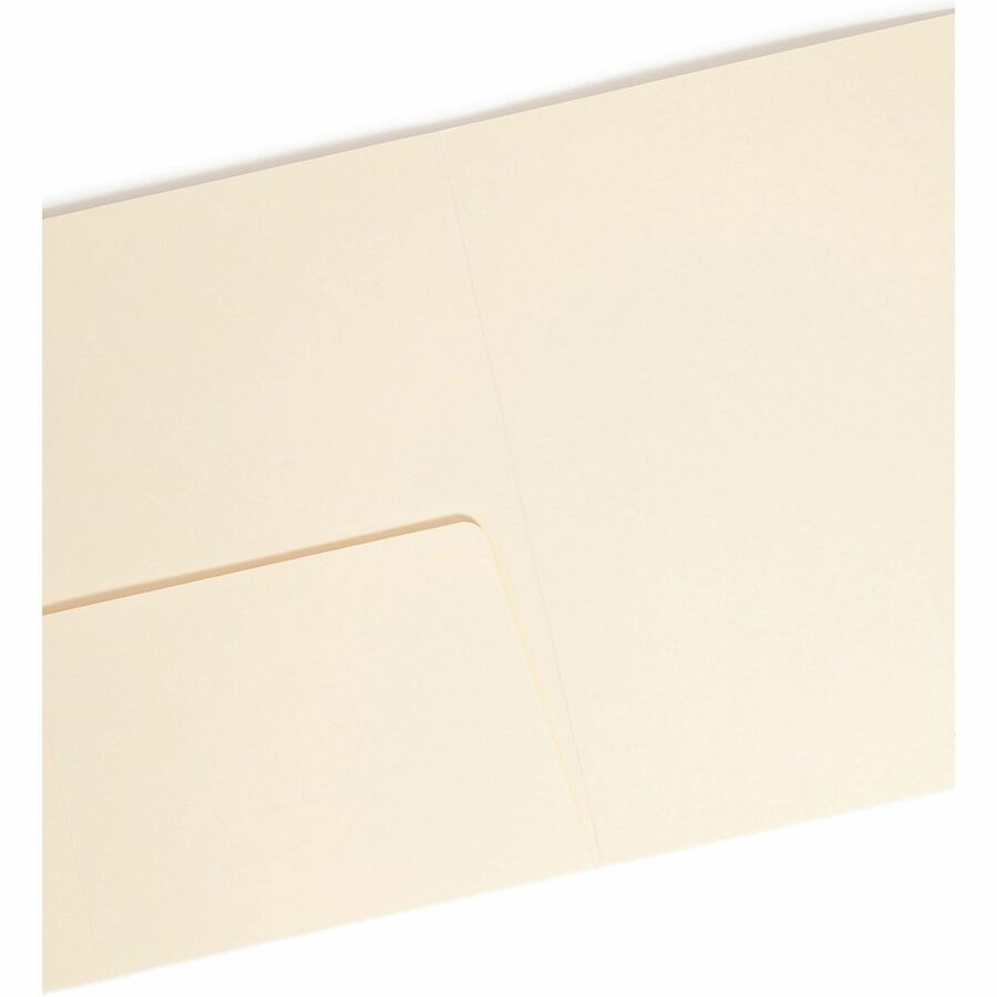 Smead Straight Tab Cut Letter Recycled Top Tab File Folder - Top