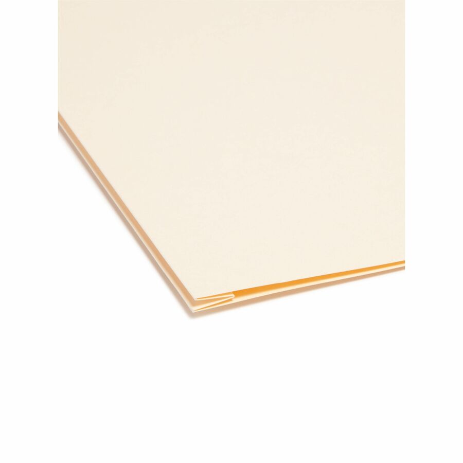 Smead 1/3 Tab Cut Letter Recycled Expanding File - 8 1/2" x 11" - 1 1/2" Expansion - Top Tab Location - Assorted Tab Position - 14 pt. - 2 Plys - Manila - 10% Recycled - 50 / Box