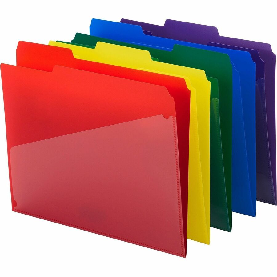 Smead 1/3 Tab Cut Letter Top Tab File Folder - Left