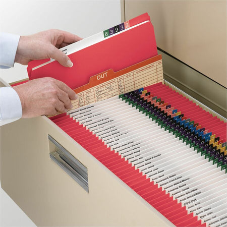 Smead Colored Straight Tab Cut Letter Top Tab File Folder - Alternate-Image2