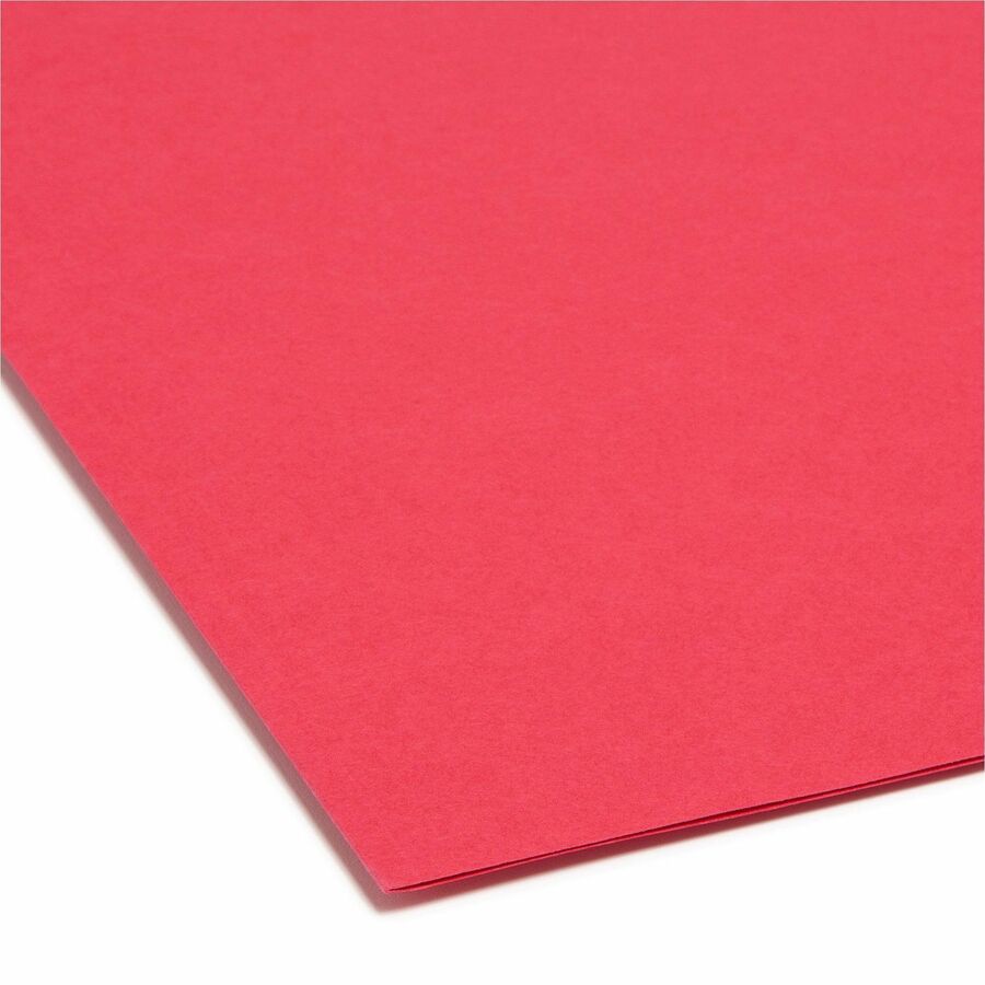 Smead Colored Straight Tab Cut Letter Top Tab File Folder - Bottom