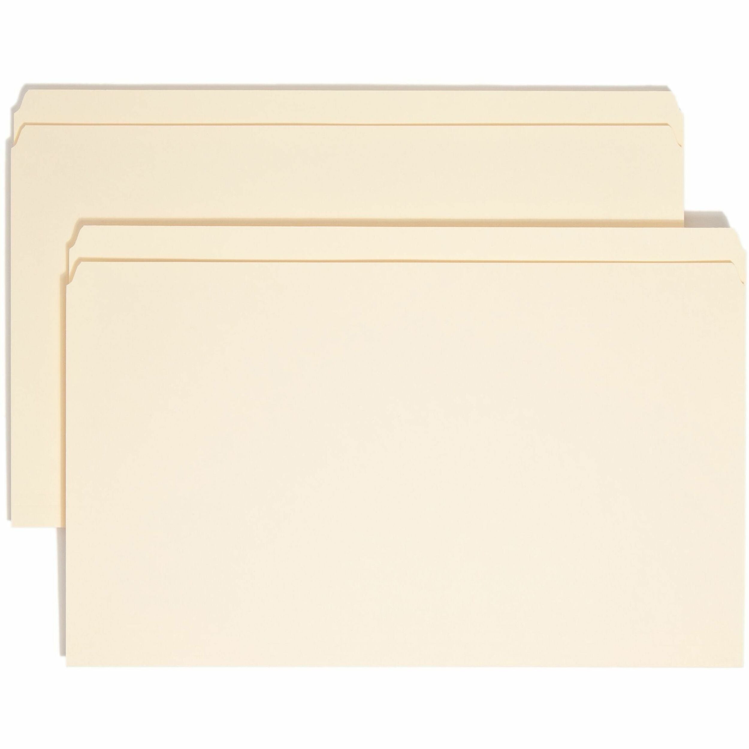 Smead Legal Recycled File Folders - 8.5’’ x 14’’ - 3/4’’ Expansion - 100/Box - Top Tab