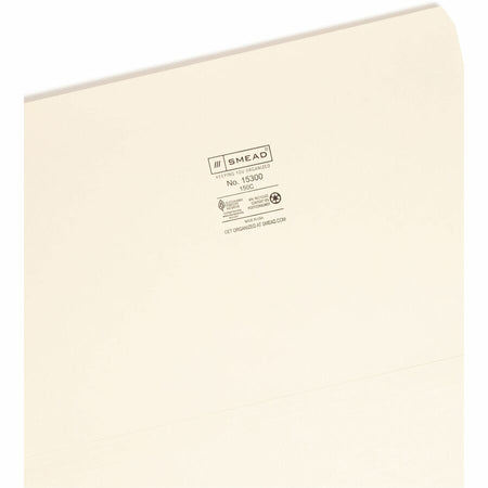 Smead Legal Recycled File Folders - 8.5’’ x 14’’ - 3/4’’ Expansion - 100/Box - Top Tab