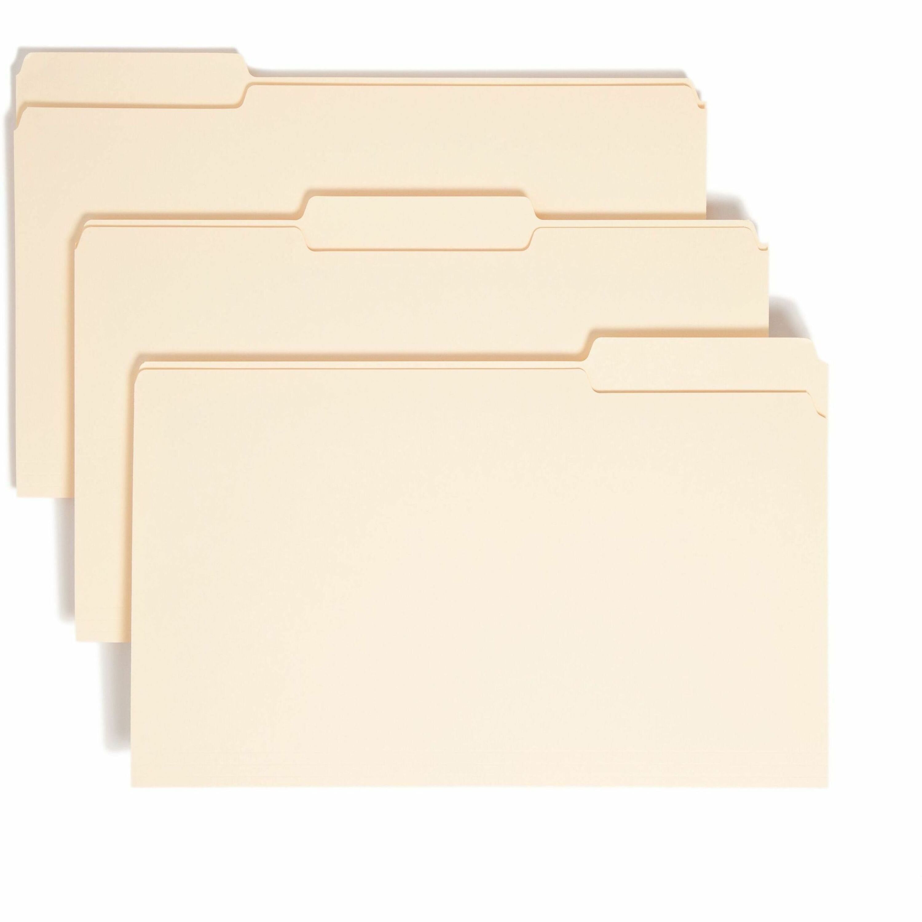 Smead Legal Recycled File Folders - 1/3 Tab Cut 8.5’’ x 14’’ 100/Box - Top