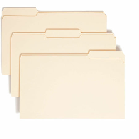 Smead Legal Recycled File Folders - 1/3 Tab Cut 8.5’’ x 14’’ 100/Box - Top