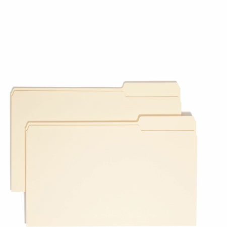 Smead Legal Recycled File Folders - 1/3 Tab Cut 8.5’’ x 14’’ 100/Box - Top