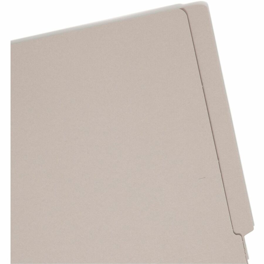 Smead Shelf-Master Straight Tab Cut Letter Recycled End Tab File Folder - Right