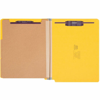 Smead Recycled Classification Folders - Yellow, 2" Expansion - 10/Box