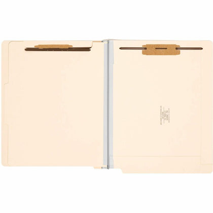 Smead Recycled Classification Folder: 2" Expansion, 2 Fasteners, End Tab - 10/Box