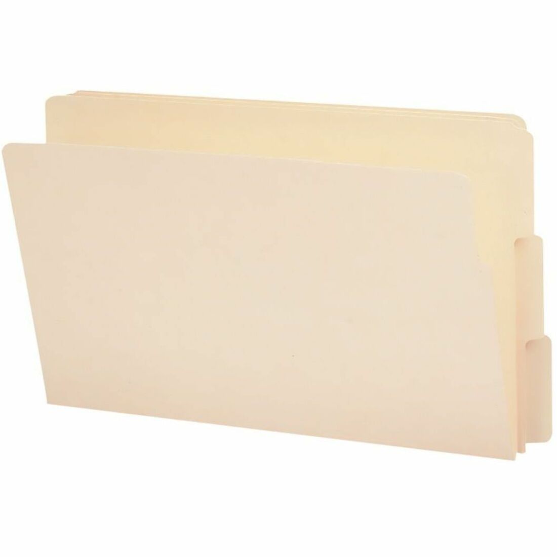 Smead Shelf-Master 1/3 Tab Cut Legal Recycled End Tab File Folder - 8 1/2" x 14" - 3/4" Expansion - End Tab Location - Assorted Tab Position - 11 pt. - 2 Plys - Manila - Reinforced Tab, Embossed - 10% Recycled - 100 / Box