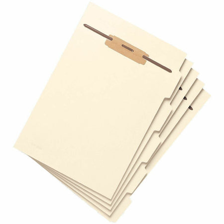 Smead 1/5 Tab Cut Letter Folder Divider with Fastener - 5 x Divider(s) - Assorted Tab(s) - 10% Recycled - 5/Set - 10 / Pack