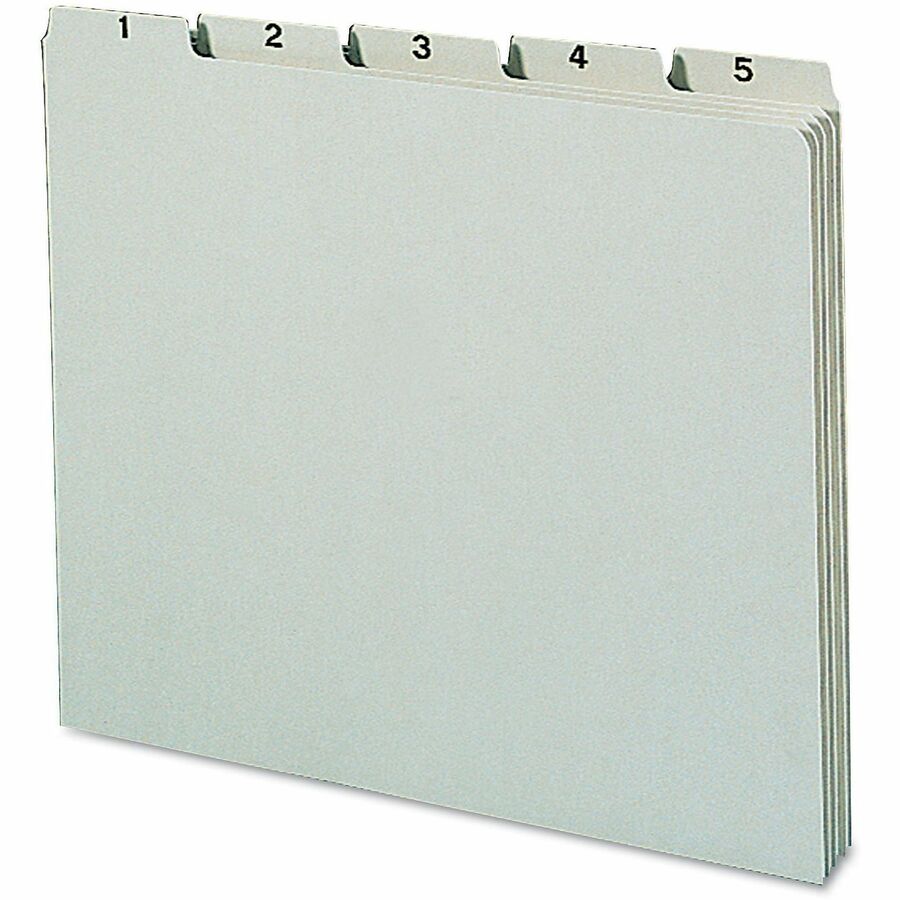 Smead Pressboard Self Tab Daily File Guides - Alternate-Image3